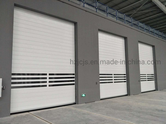 Lineare Tür-Panel Muster Aluminiumlegierung Schnelle Roll-up und Verschluss Spirale Sicherheitstür