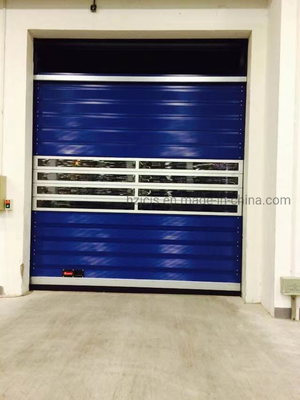 Lineare Tür-Panel Aluminiumlegierung Schnell Roll-up und Verschluss Spirale Sicherheit Garagentor