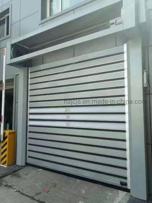 Lineare Tür-Panel Aluminiumlegierung Schnell Roll-up und Verschluss Spirale Sicherheit Garagentor