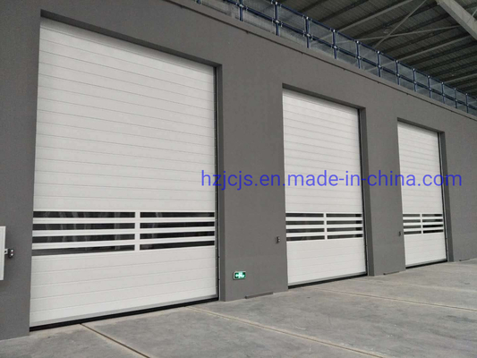 Lineare Türplatte aus Aluminiumlegierung Schnell rollende und schließende Sicherheitslagertür