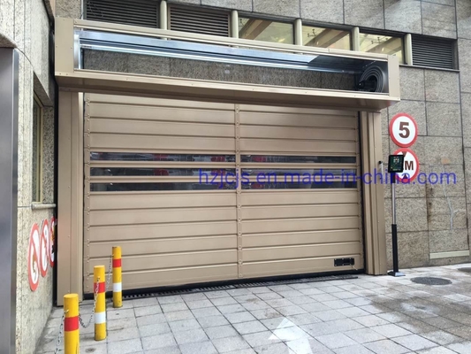 Lineare Türplatte aus Aluminiumlegierung Schnell rollende und schließende Sicherheitslagertür