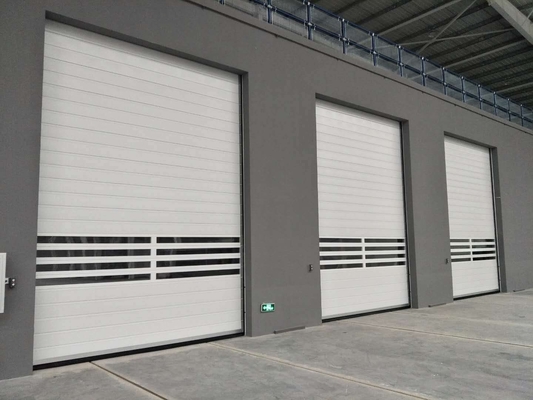 Aluminiumlegierung Hochgeschwindigkeitsrollende Garagentür mit IP55 Schutzklasse individuell