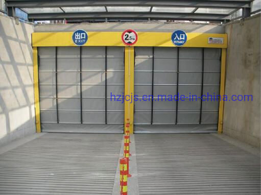 Hochgeschwindigkeits-Rolltor aus Aluminiumlegierung mit Brandschutz und maßgeschneidertem Modell für Logistikzentren