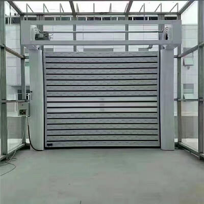 Aluminum Alloy Fire Proofing High Speed Roller Shutter Door with IP55 Protection and Customizable Size